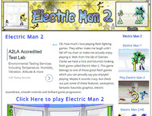 Tablet Screenshot of electricman2.net